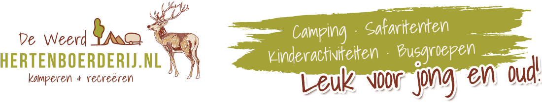 Recreatie- & Hertenboerderij De Weerd – kamperen + recreëren Logo
